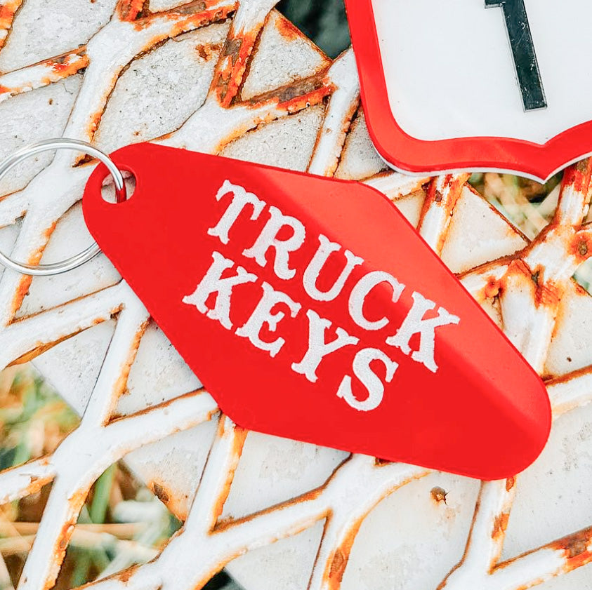 "TRUCK KEYS" Keychain