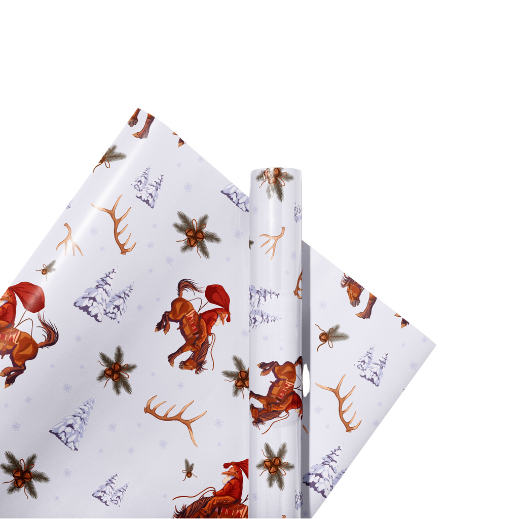 Western Christmas Wrapping Paper Cowboy Wrapping Paper -  Norway