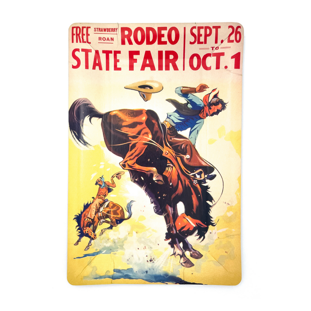 Rodeo Poster Plates 8) of (Set